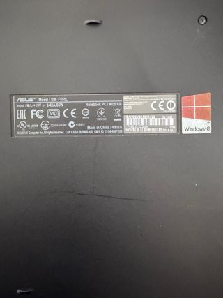 Portátil ASUS F555L Plata/Negro