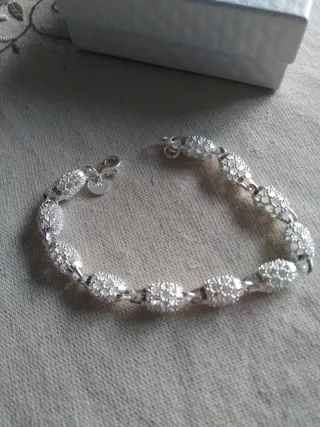 Pulsera Plata Ley 925 Nueva