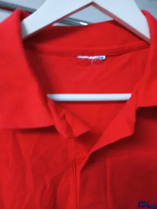 Camisa Polo Estantilla Talla M Roja