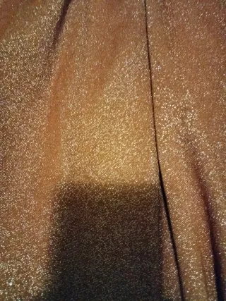 Mini abito glitter oro/rosa