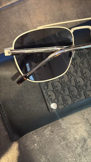 Gafas de Sol Saint Laurent SL 665 Marrón/Plata