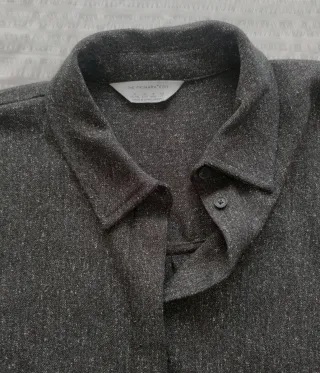 Camisa oversize gris