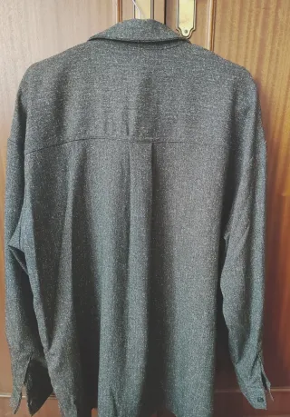 Camisa oversize gris