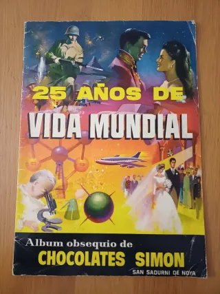 Álbum 25 Años Vida Mundial Chocolates Simón