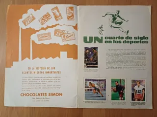 Álbum 25 Años Vida Mundial Chocolates Simón