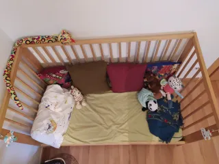 Cuna/ cama evolutiva de madera