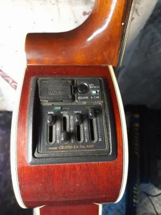 Guitarra Acústica Takamine preamplificada.