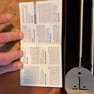 Set Posate Insalata in Acciaio Stile Alessi Design