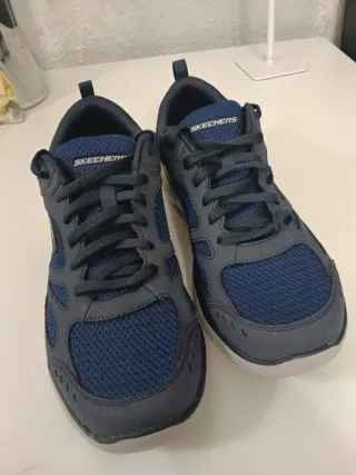 Tenis Skechers Talla 44 Azul Marino
