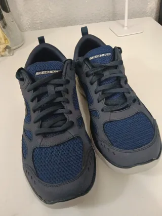 Tenis Skechers Talla 44 Azul Marino