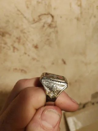 Anillo Harley Davidson Negro con Águila