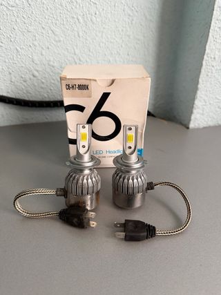 Bombillas LED C6 H7 8000K