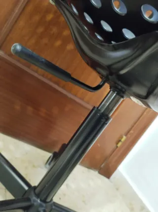 Silla de oficina IKEA negra