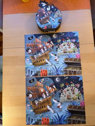 Puzzle Janod Barco Pirata 36 Piezas