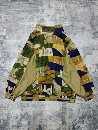 Giacca bomber uomo anni '90 patchwork