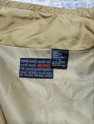 Giacca bomber uomo anni '90 patchwork