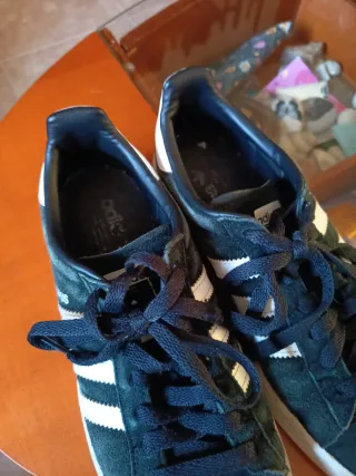 Zapatillas Adidas Campus Negras y Blancas