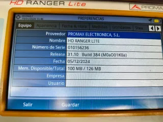 Medidor de campo Promax HD Ranger Lite