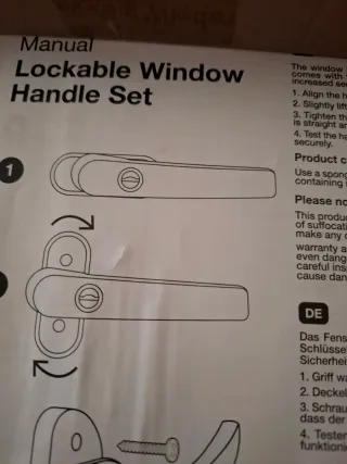 3 Manillas Oscilobatientes con Llave