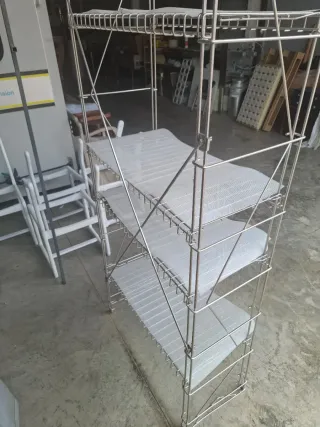 Estantería de quesos de acero inoxidable