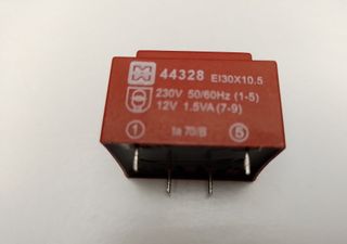 2 X TRANSFORMADOR AC 12V ENCAPSULADO