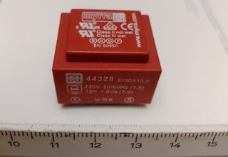 2 X TRANSFORMADOR AC 12V ENCAPSULADO