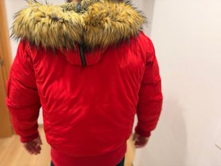 Chaqueta Diesel Roja con Capucha