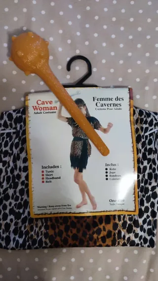 Disfraz Mujer Cavernícola Talla Única