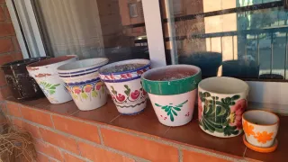 Lote Macetas Cerámica y Terracota