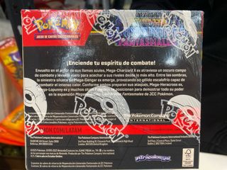 Caja Pokémon Megaevolución Llamaradas Fantasmales