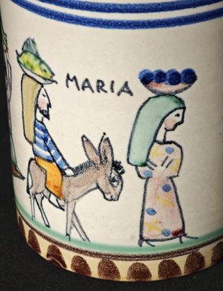 V. Pinto Vietri – Bottiglia ceramica vietrese '60