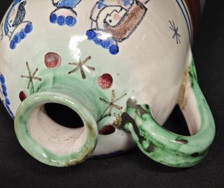 V. Pinto Vietri – Bottiglia ceramica vietrese '60