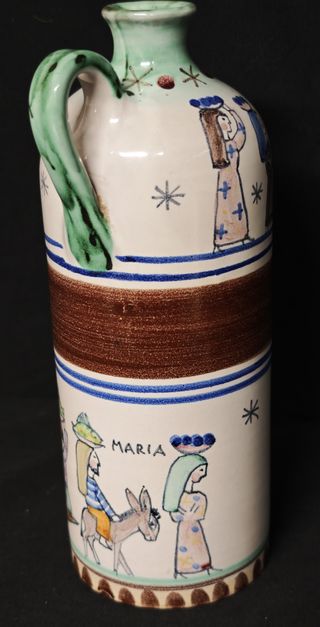 V. Pinto Vietri – Bottiglia ceramica vietrese '60