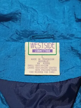 Giacca bomber uomo retro anni '90