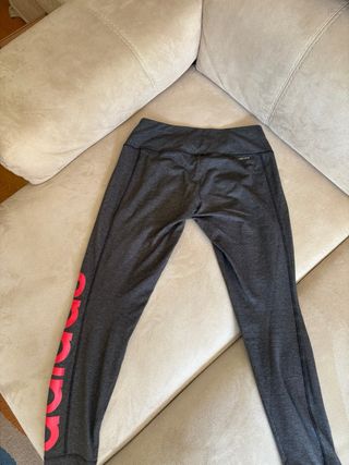 Mallas largas de deporte gris Adidas