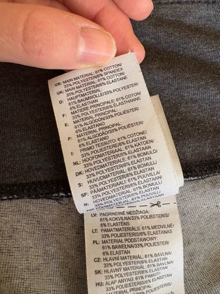 Mallas largas de deporte gris Adidas