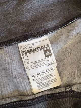 Mallas largas de deporte gris Adidas