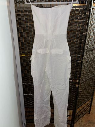 Mono largo blanco talla XS