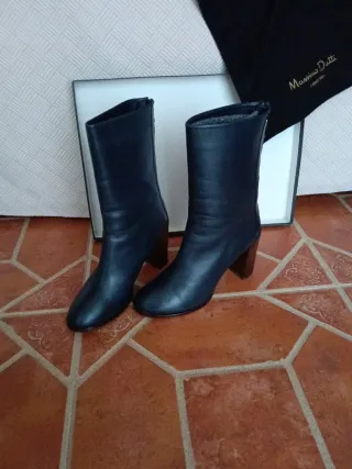 Botas Massimo Dutti Azul Talla 38