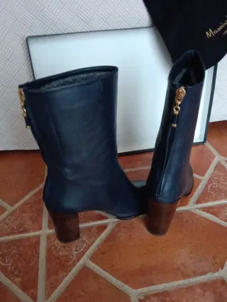 Botas Massimo Dutti Azul Talla 38