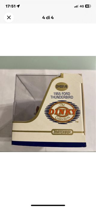 Modellino Dinky Ford Thunderbird Rosso