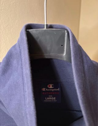 Felpa Champion blu con zip