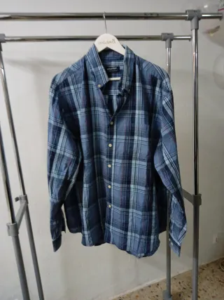 Camisa cuadros Puritan talla 42