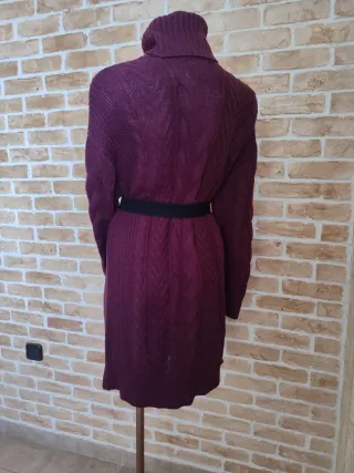 Vestido de punto cuello alto  talla M