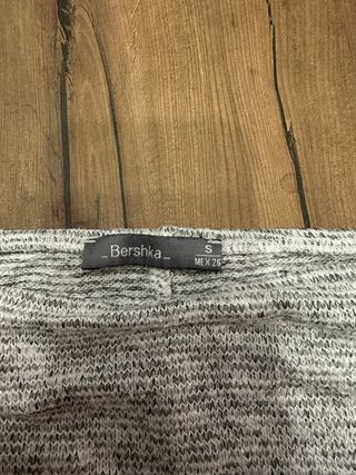 Jersey gris manga larga