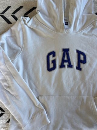Sudadera GAP con capucha blanca Talla L
