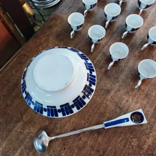 Juego tazas Sargadelos 11 servicios