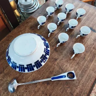 Juego tazas Sargadelos 11 servicios