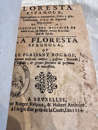 Floresta Española (1614) - Melchior de Santa Cruz
