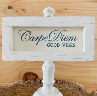 Letrero Carpe Diem Vintage